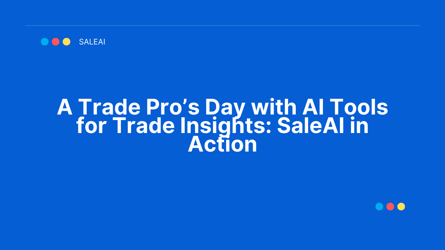 Herramientas de IA para obtener información comercial: SaleAI Day Herramientas de IA para obtener información comercial: SaleAI Day