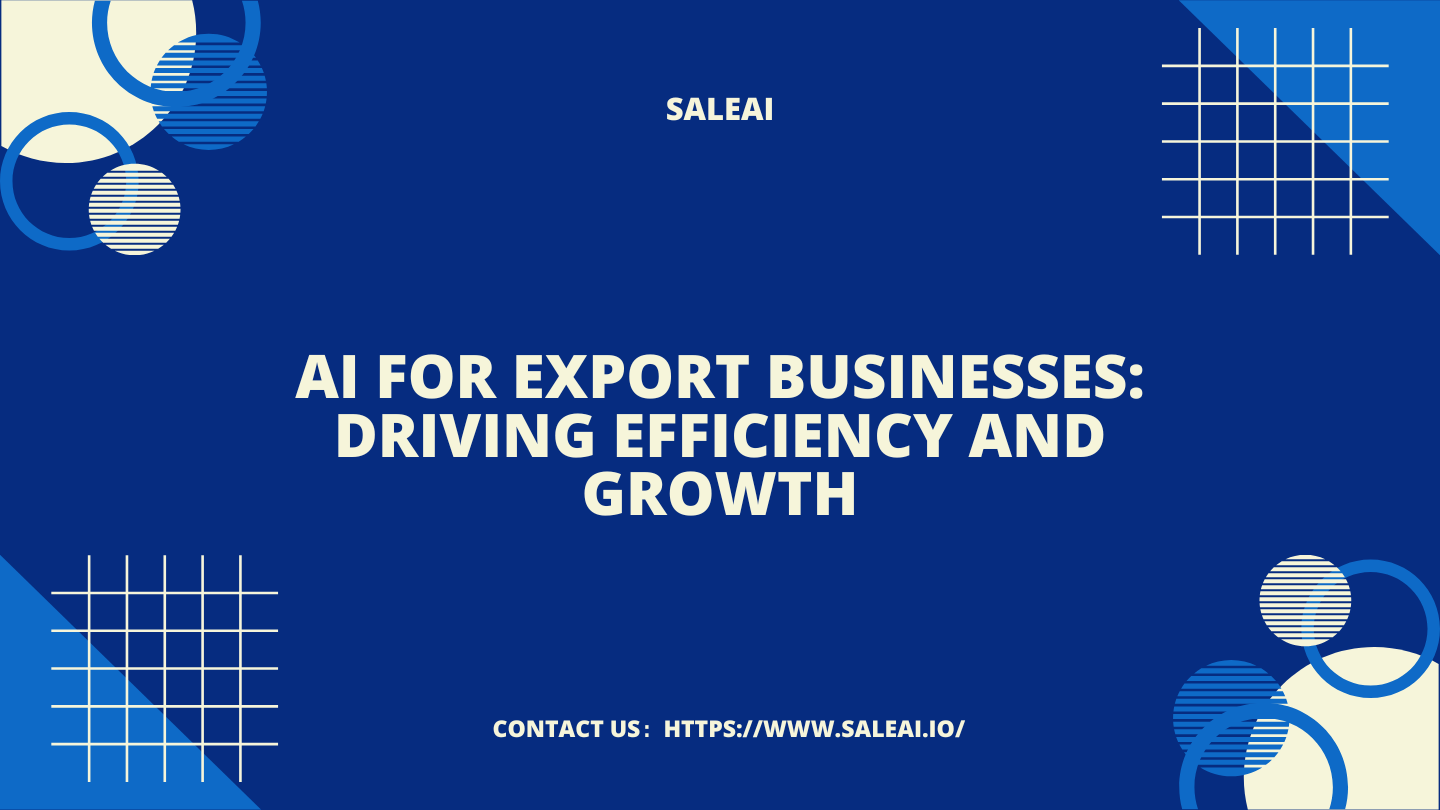 Cómo la IA está revolucionando las empresas de exportación Cómo la IA está revolucionando las empresas de exportación