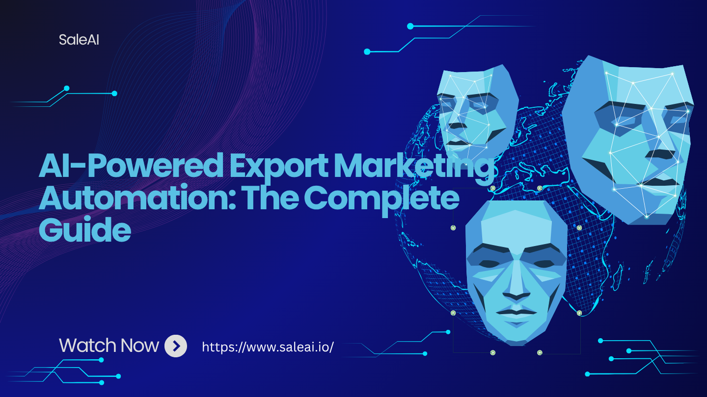 AI-betriebene Exportmarketing-Automatisierung: Der vollständige Leitfaden | Saleai