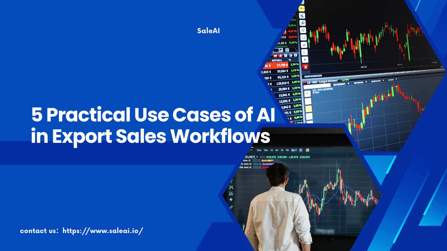 5 Practical Use Cases of AI in Export Sales Workflows