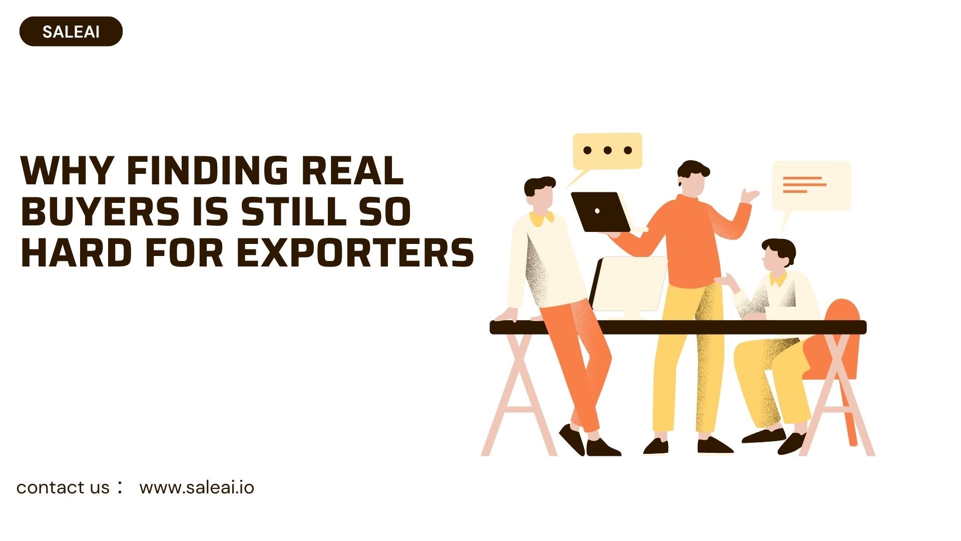 Smart AI buyer search solution for exporters by SaleAI