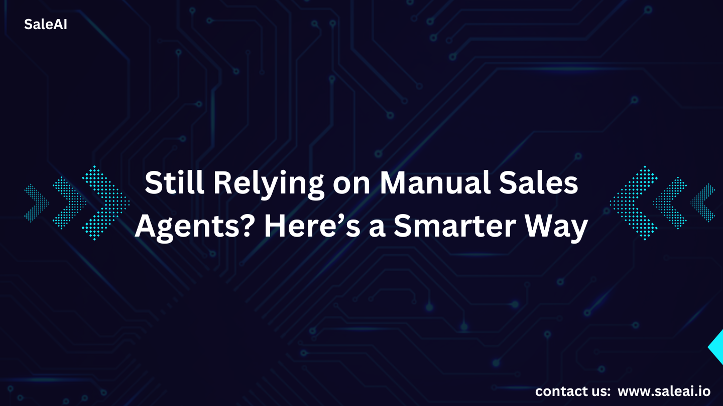 ¿Aún dependes de agentes de ventas manuales? Aquí tienes una solución más inteligente