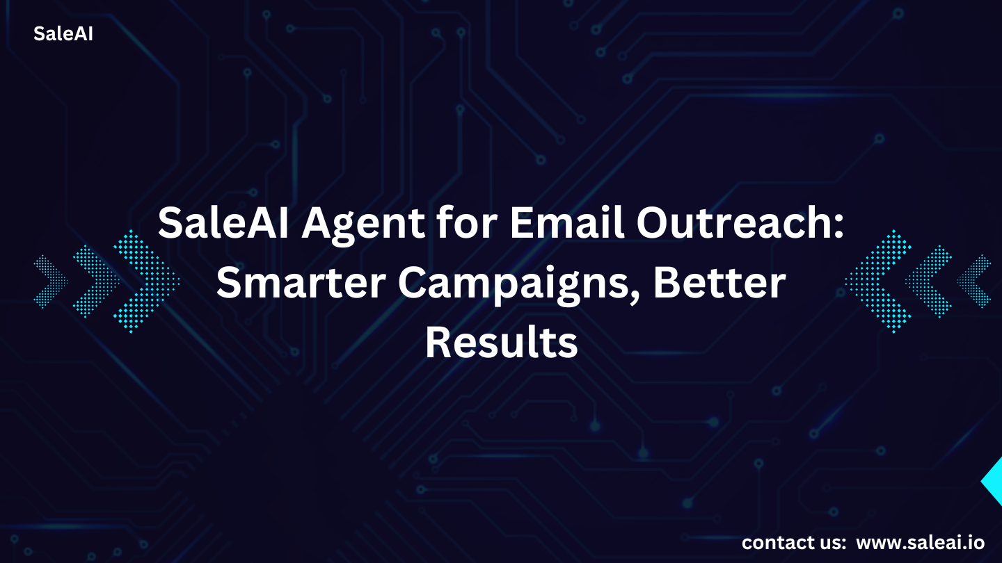 Agente de SaleAI para difusión por correo electrónico: Campañas más inteligentes, mejores resultados
