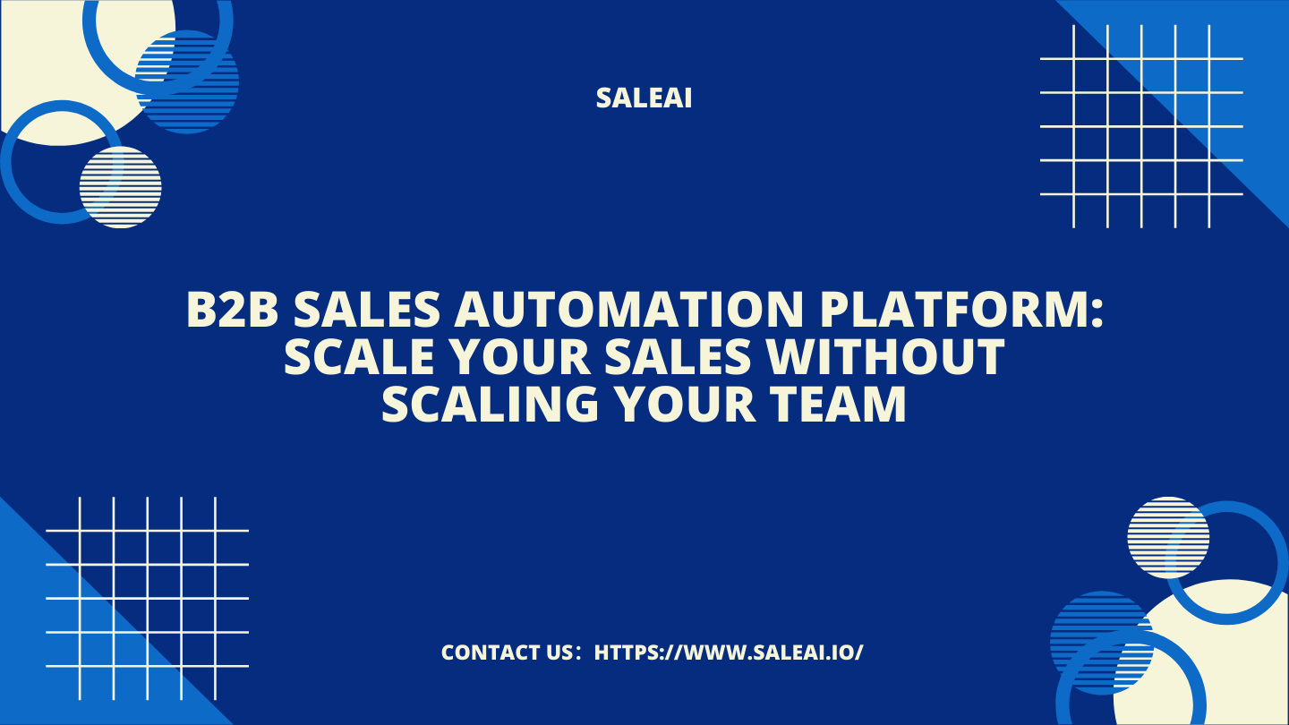 منصة أتمتة مبيعات الشركات | توسّع في المبيعات مع وكيل SaleAI منصة أتمتة مبيعات الشركات | توسّع في المبيعات مع وكيل SaleAI