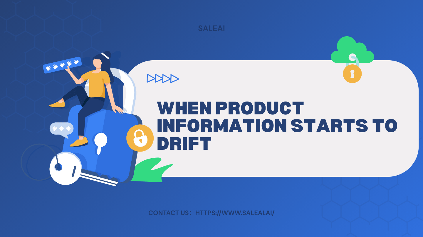 Cuando la información del producto comienza a variar