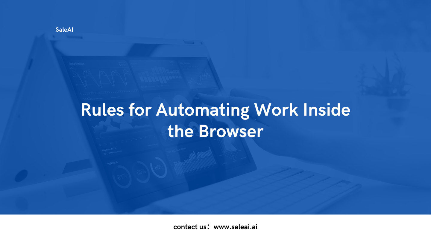 Regeln zur Automatisierung der Arbeit im Browser