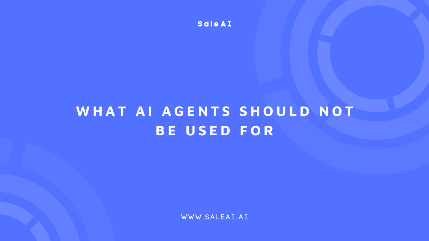 Para qué no se deben utilizar los agentes de IA